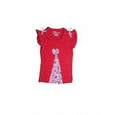 Tavara Cotton Girls Top(TAKG0122_Red)